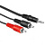 Кабель аудио Hama H-43333 Jack 3.5 (m)/2хRCA (m) 2м. черный (00043333) от магазина РЭССИ