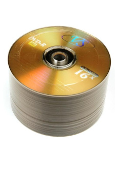 Записываемый компакт-диск VS DVD+R 4.7 GB 16x Bulk/50 от магазина РЭССИ