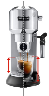 Кофеварка рожковая Delonghi EC685.M 1350Вт серебристый/черный от магазина РЭССИ