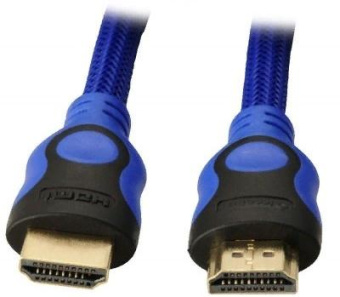 Кабель соединительный аудио-видео Premier 5-813BL HDMI (m)/HDMI (m) 15м. феррит.кольца черный/синий (5-813BL 15.0) от магазина РЭССИ
