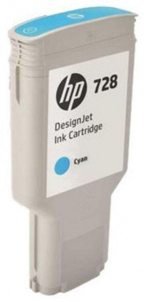 Картридж струйный HP 728 F9K17A голубой (300мл) для HP DJ T730/T830 от магазина РЭССИ