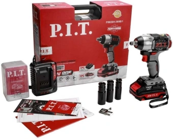 Гайковерт P.I.T. PIW20H-300B/1 аккум. патрон:квад.1/2" от магазина РЭССИ