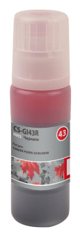 Чернила Cactus CS-GI43R красный60мл для Canon Pixma G640/540 от магазина РЭССИ