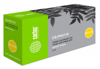 Картридж лазерный Cactus CS-PH3116 109R00748 черный (3000стр.) для Xerox Phaser 3116 от магазина РЭССИ