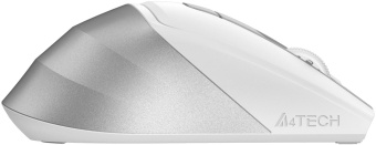 Мышь A4Tech Fstyler FG45CS Air2 белый/серебристый оптическая (2000dpi) silent беспроводная USB для ноутбука (7but) от магазина РЭССИ