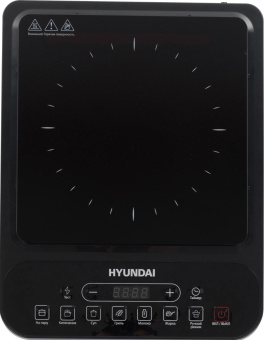 Плита Индукционная Hyundai HYC-0101 черный стеклокерамика (настольная) от магазина РЭССИ
