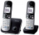 Р/Телефон Dect Panasonic KX-TG6812RU черный (труб. в компл.:2шт) АОН от магазина РЭССИ