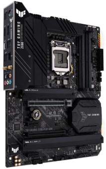 Материнская плата Asus TUF GAMING Z590-PLUS WIFI Soc-1200 Intel Z590 4xDDR4 ATX AC`97 8ch(7.1) 2.5Gg RAID+HDMI+DP