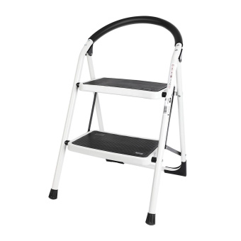 Стальная двухступенчатая стремянка DELI dl509012 макс.высота 460мм до 150кг прорезиненные ступени 360x270мм 123213 от магазина РЭССИ