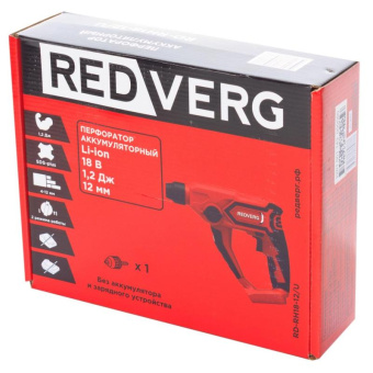 Аккумуляторный перфоратор REDVERG RD-RH18-12/U 6672876 от магазина РЭССИ