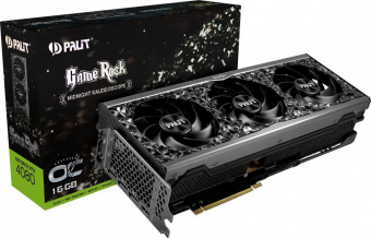 Видеокарта Palit PCI-E 4.0 PA-RTX4080 GAMEROCK OC NVIDIA GeForce RTX 4080 16384Mb 256 GDDR6X 2205/22400 HDMIx1 DPx3 HDCP Ret от магазина РЭССИ