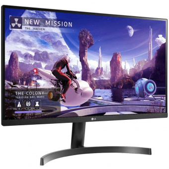 Монитор LG 27" 27QN600-B черный IPS LED 5ms 16:9 HDMI матовая 1000:1 350cd 178гр/178гр 2560x1440 DP 2K от магазина РЭССИ