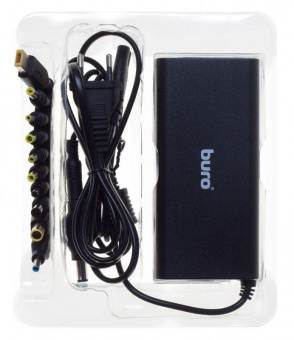 Блок питания Buro BUM-1130M90 ручной 90W 12V-20V 11-connectors 3.75A 1xUSB 1A от бытовой электросети LED индикатор от магазина РЭССИ
