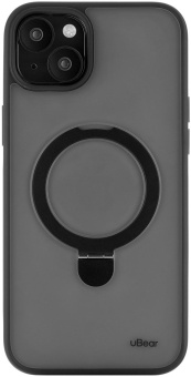 Чехол (клип-кейс) uBear для Apple iPhone 15 Plus Clip Mag Case with MagSafe черный (CS300BL67RG-I23M) от магазина РЭССИ