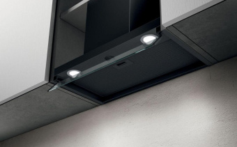 Вытяжка встраиваемая Elica Boxin LX/BL MAT/A/60 черный управление: поворотные переключатели (1 мотор) от магазина РЭССИ