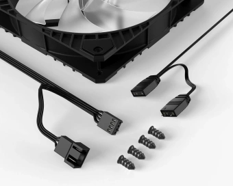 Вентилятор ID-Cooling WF-14025-XT ARGB 140x140x25mm черный 4-pin 31.2dB 180gr Ret от магазина РЭССИ