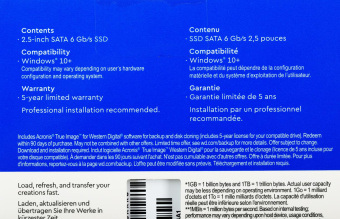 Накопитель SSD WD SATA-III 500GB WDS500G3B0A Blue 2.5" от магазина РЭССИ