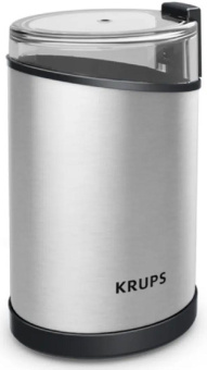 Кофемолка Krups GX204D10 200Вт сист.помол.:ротац.нож вместим.:85гр серебристый/черный от магазина РЭССИ