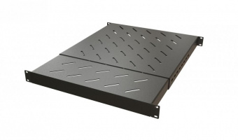 Полка раздвижная Hyperline TSD3H-1U-650/1100-RAL9005 1U нагр.:220кг. 19" 1200мм черный (упак.:1шт) от магазина РЭССИ