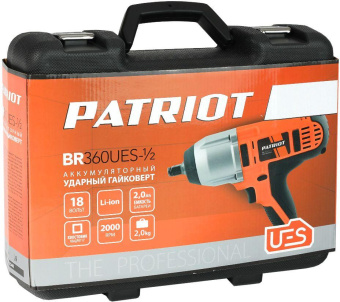 Гайковерт Patriot BR 360UES 1/2 аккум. патрон:квад.1/2" (кейс в комплекте) (180301561) от магазина РЭССИ