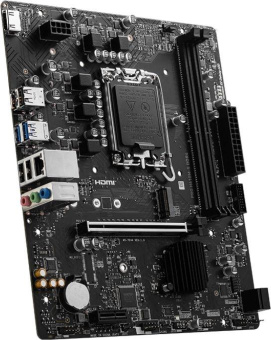 Материнская плата MSI PRO H610M-S DDR4 Soc-1700 Intel H610 2xDDR4 mATX AC`97 8ch(7.1) GbLAN+HDMI от магазина РЭССИ