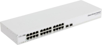 Коммутатор MikroTik CSS326-24G-2S+RM 24G 2SFP+ управляемый от магазина РЭССИ