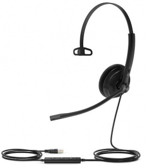 Гарнитура проводная Yealink UH34 Lite Mono UC черный от магазина РЭССИ