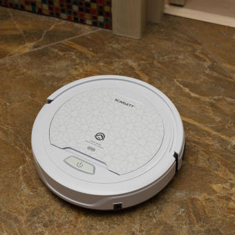 Пылесос-робот Scarlett SC-VC80R21 белый от магазина РЭССИ