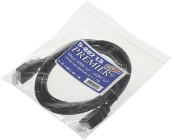 Кабель соединительный аудио-видео Premier 5-802 HDMI (m)/HDMI (m) 1.5м. черный (5-802 1.5) от магазина РЭССИ