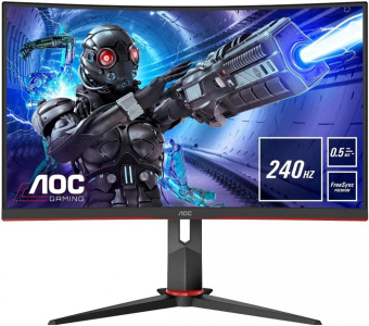 Монитор AOC 27" Gaming C27G2ZE черный/красный VA LED 0.5ms 16:9 HDMI матовая 300cd 178гр/178гр 1920x1080 240Hz DP FHD 5.5кг от магазина РЭССИ