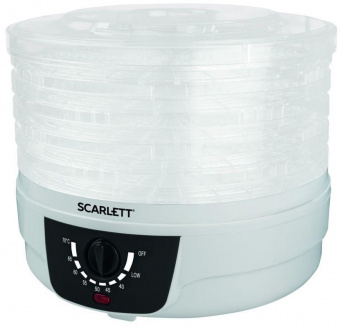 Сушка для фруктов и овощей Scarlett SC-FD421004 5под. 250Вт белый от магазина РЭССИ