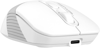 Мышь A4Tech Fstyler FB10CS белый/серый оптическая (2000dpi) silent беспроводная BT/Radio USB (4but) от магазина РЭССИ