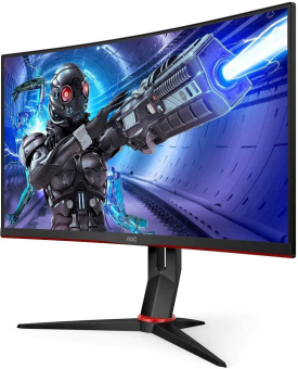 Монитор AOC 27" Gaming C27G2ZE черный/красный VA LED 0.5ms 16:9 HDMI матовая 300cd 178гр/178гр 1920x1080 240Hz DP FHD 5.5кг от магазина РЭССИ