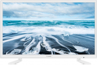 Телевизор LED Yuno 24" ULM-24TCW112 белый HD 50Hz DVB-T2 DVB-C (RUS) от магазина РЭССИ