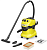 Строительный пылесос Karcher WD 4 P V-20/5/22 1000Вт (уборка: сухая/сбор воды/выдув) желтый от магазина РЭССИ