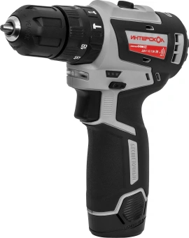 Дрель-шуруповерт Интерскол ДАУ-10/12В аккум. патрон:быстрозажимной (кейс в комплекте) (767.2.2.45) от магазина РЭССИ