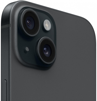 Смартфон Apple A3092 iPhone 15 128Gb черный моноблок 3G 4G 2Sim 6.1" 1179x2556 iOS 17 48Mpix 802.11 a/b/g/n/ac/ax NFC GPS Protect от магазина РЭССИ