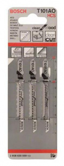 Набор пилок по дереву Bosch T 101 AО 3пред. (лобзики) от магазина РЭССИ