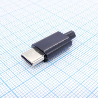 USB3.1 Type-C штекер пл. кожух от магазина РЭССИ