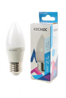 Лампа светодиодная КОСМОС LED8.5wCNE2745 8.5Вт E27 4500K BL1 от магазина РЭССИ