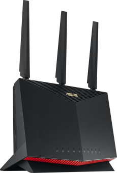 Роутер беспроводной Asus RT-AX86U AX5700 10/100/1000BASE-TX/4G ready черный от магазина РЭССИ