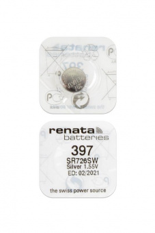Элемент питания RENATA SR726SW  397 (0%Hg), опт.упак. 10 шт от магазина РЭССИ