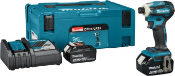 Шуруповерт Makita DTD172RTJ аккум. патрон:шестигр.1/4" (кейс в комплекте) от магазина РЭССИ