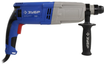 Перфоратор Зубр ЗП-32-1100 К патрон:SDS-plus уд.:3.4Дж 1100Вт (кейс в комплекте) от магазина РЭССИ