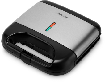 Сэндвичница Maxwell MW-1553 800Вт стальной/черный от магазина РЭССИ