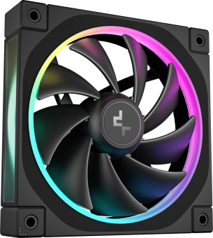Вентилятор для корпуса Deepcool FL12 ARGB 120х120x25 черный 4-pin (R-FL12-BKAPN1-G) Ret от магазина РЭССИ