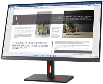 Монитор Lenovo 27" ThinkVision S27i-30 черный IPS LED 4ms 16:9 HDMI матовая 1300:1 300cd 178гр/178гр 1920x1080 100Hz VGA 4.76кг от магазина РЭССИ