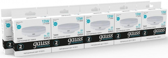Лампа светодиодная Gauss Elementary GX53 13Вт цок.:GX53 таблетка 220B 4100K св.свеч.бел.нейт. Tablet (упак.:1шт) (83823) от магазина РЭССИ
