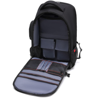 Рюкзак для ноутбука 15.6" Acer Nitro OBG313 черный/красный полиэстер (ZL.BAGEE.00G) от магазина РЭССИ