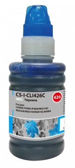 Чернила Cactus CS-I-CLI426C голубой 100мл для Canon Pixma MG5140/5240/6140/8140/MX884 от магазина РЭССИ